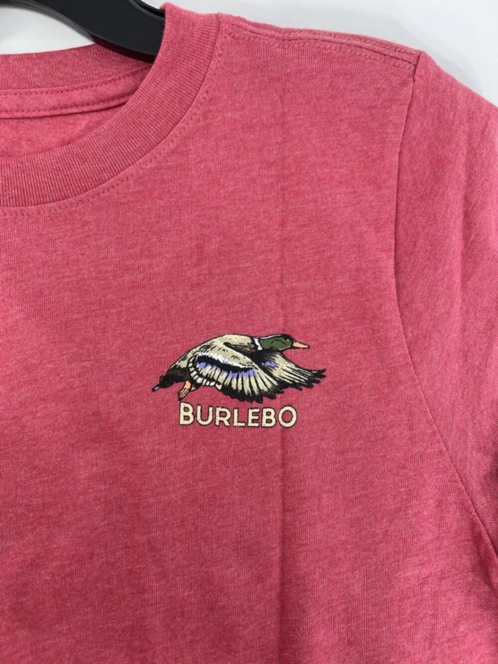 Burlebo Youth Boys Duck Hunting Graphic T Shirt Red NWT Size L Large / 10-12 - Picture 2 of 4